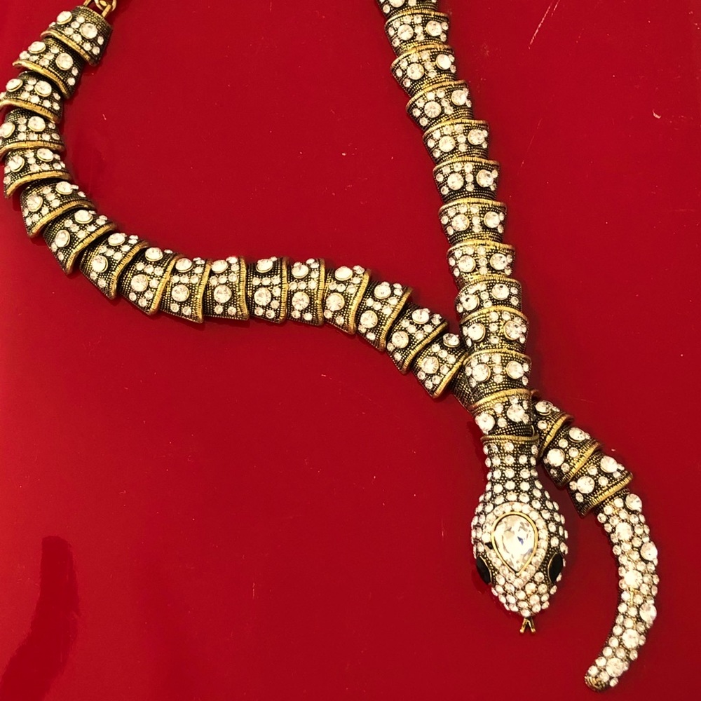 Gilded Snake Awesome Cleavage length necklace